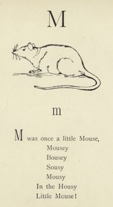 文字M 作： Edward Lear
